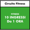 FITNESS - Circuito Fitness - Tessera 10 lezioni da 1 ora
