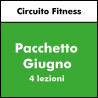 FITNESS - PACCHETTO GIUGNO 4 LEZIONI