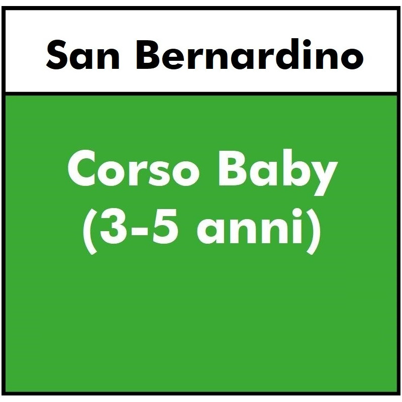 GINNASTICA RITMICA  - San bernardino - Corso Baby