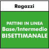 PATTINI IN LINEA - Ragazzi- Base/intermedio Bisettimanale