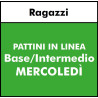 PATTINI IN LINEA - Ragazzi - Base/Intermedio - MERCOLEDI