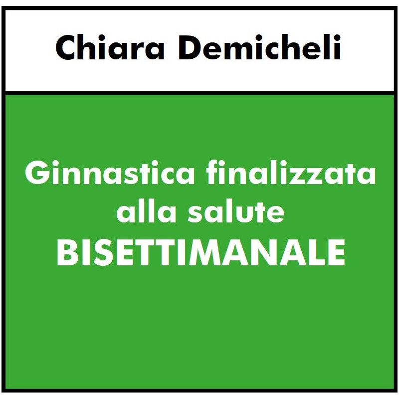 ALTRE DISCIPLINE  - Ginnastica finalizzata alla salute - San Carlo - Palestra ACli BISETTIMANALE