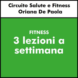 Circuito G.P.T- Total Body/Pilates TRISETTIMANALE - ABBONAMENTO ANUUO