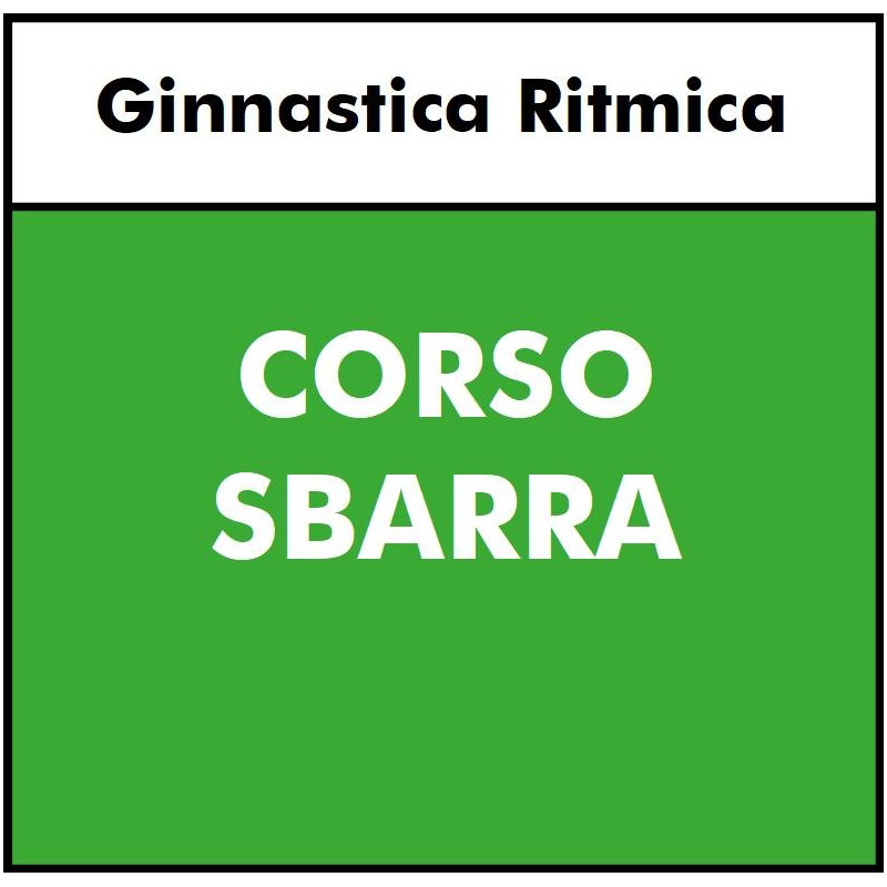 SBARRA PER GINNASTE