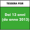 TESSERA FISR AGONISMO - dai 13 anni in su ( dal 2013)