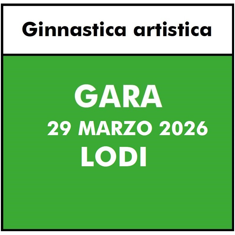 ISCRIZIONE GARA ARTISTICA LODI