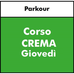 ALTRE DISCIPLINE  - Parkour CREMA - GIOVEDI