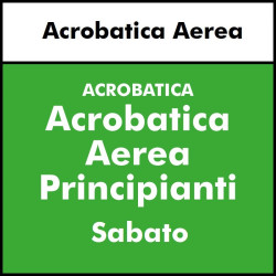ALTRE DISCIPLINE -  Acrobatica Aerea Principianti Sabato