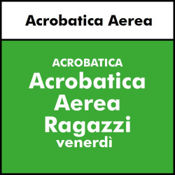 ALTRE DISCIPLINE -  Acrobatica Aerea Ragazzi (da 16 anni) 2° anno Venerdì