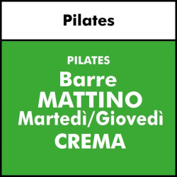 ALTRE DISCIPLINE - Salute e Fitness (Pilates) Barre - mattino martedi giovedi Via Sauro