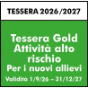 TESSERA GOLD PRIMO TESSERAMENTO