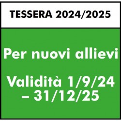 TESSERA NUOVI ISCRITTI 